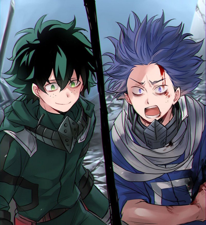Villain Deku x Todoroki