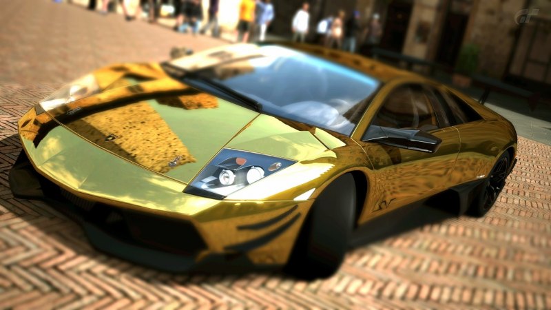 Ламборгини lp670-4 SV золотой