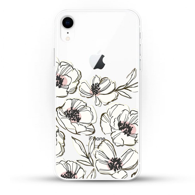 Прозрачный чехол с цветами засушенными