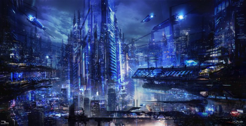 Cyberpunk 4к City