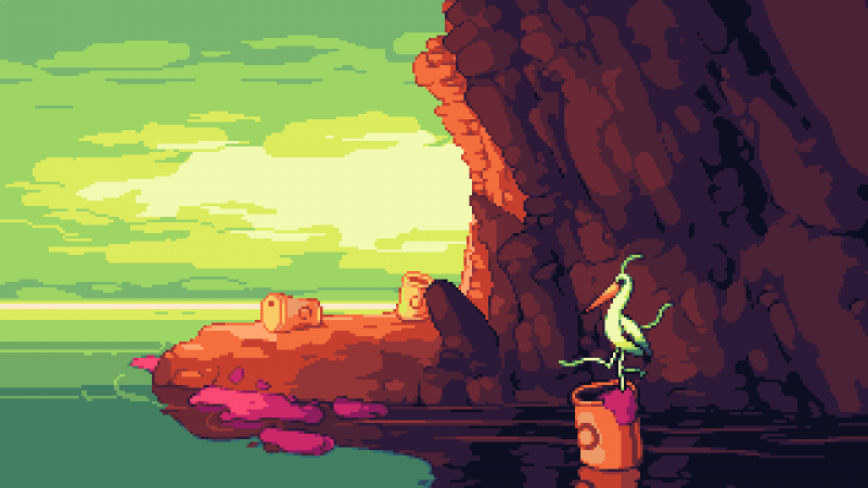 Красивый пиксель арт