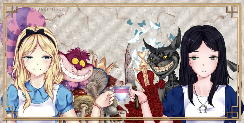 Alice Madness Returns Алиса и Чешир хуманизация