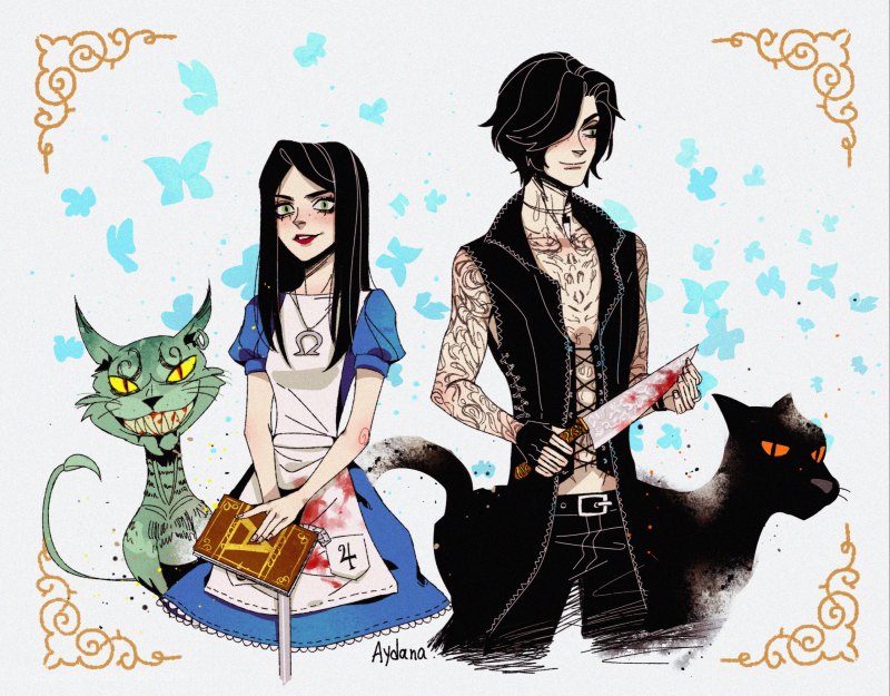 Alice Madness Returns Алиса и Чешир