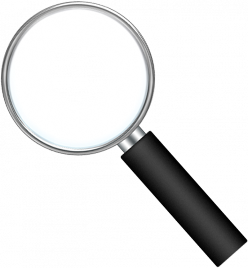 Лупа стикер