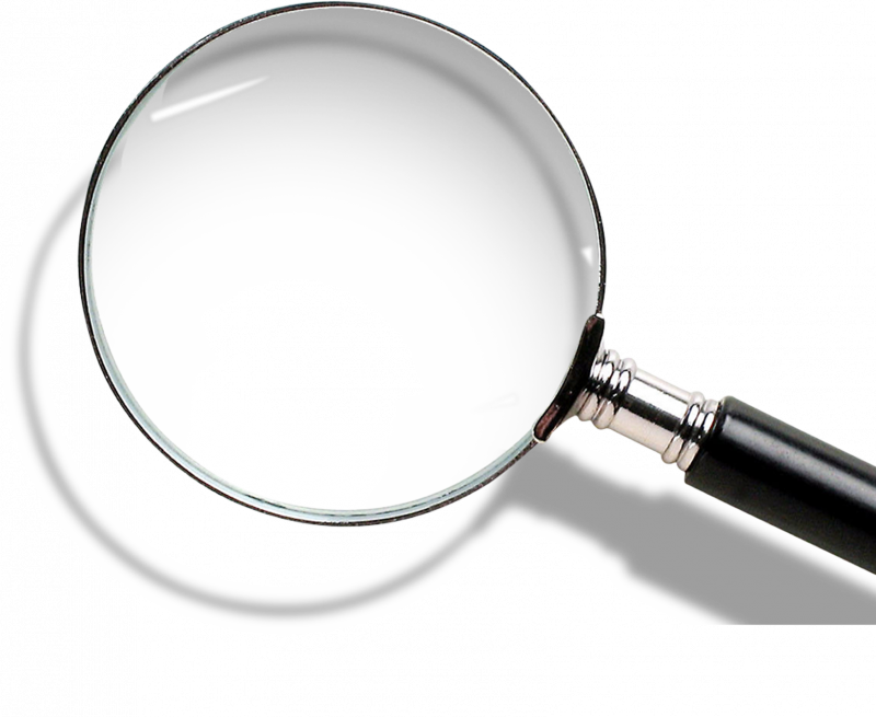 Лупа прозрачная