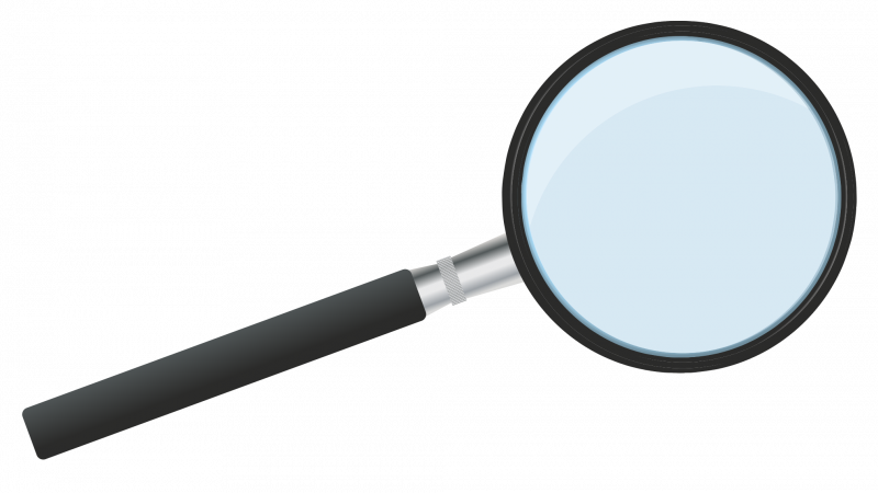 Лупа прозрачная