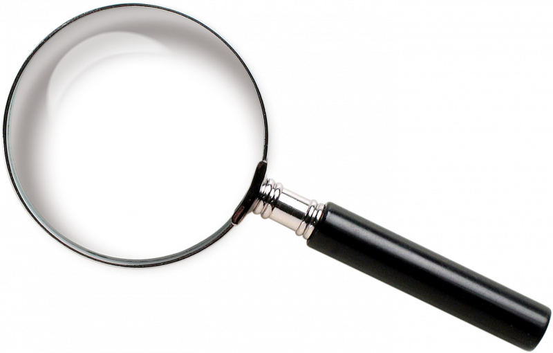 Рука с лупой