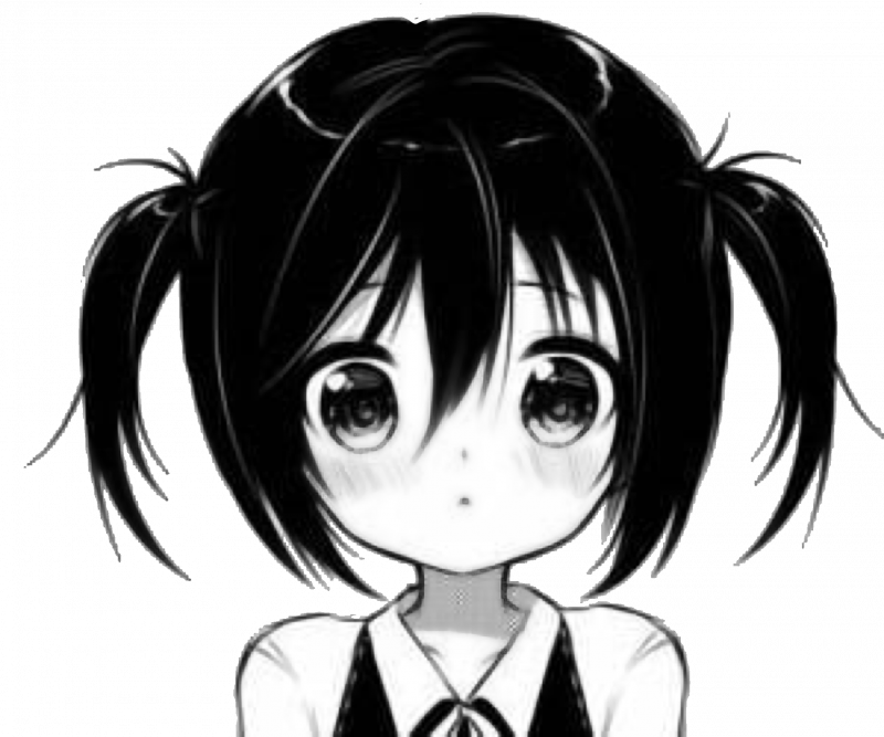 Аниме чёрно белое