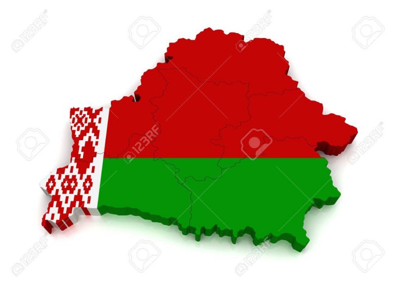 Беларусь карта флаг