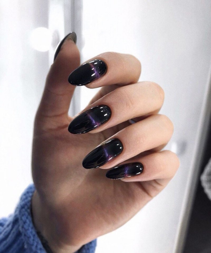 Матовые длинные ногти