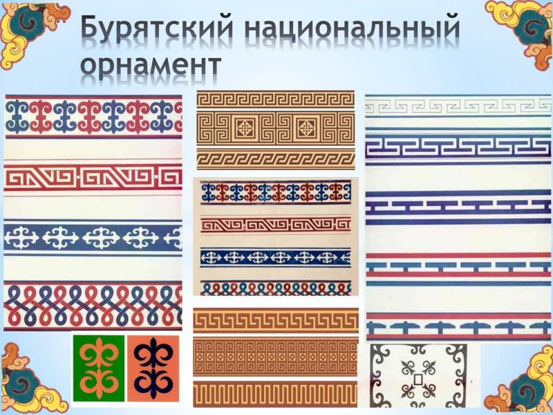 Бурятский орнамент Банзаракцаева