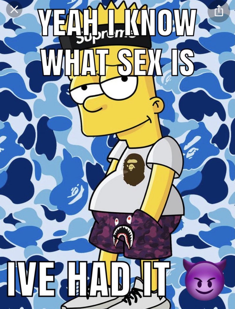 Барт симпсон гангстер