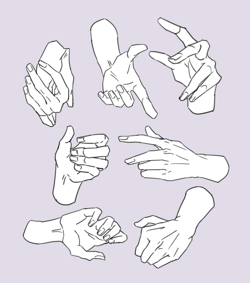 Средний палец референс