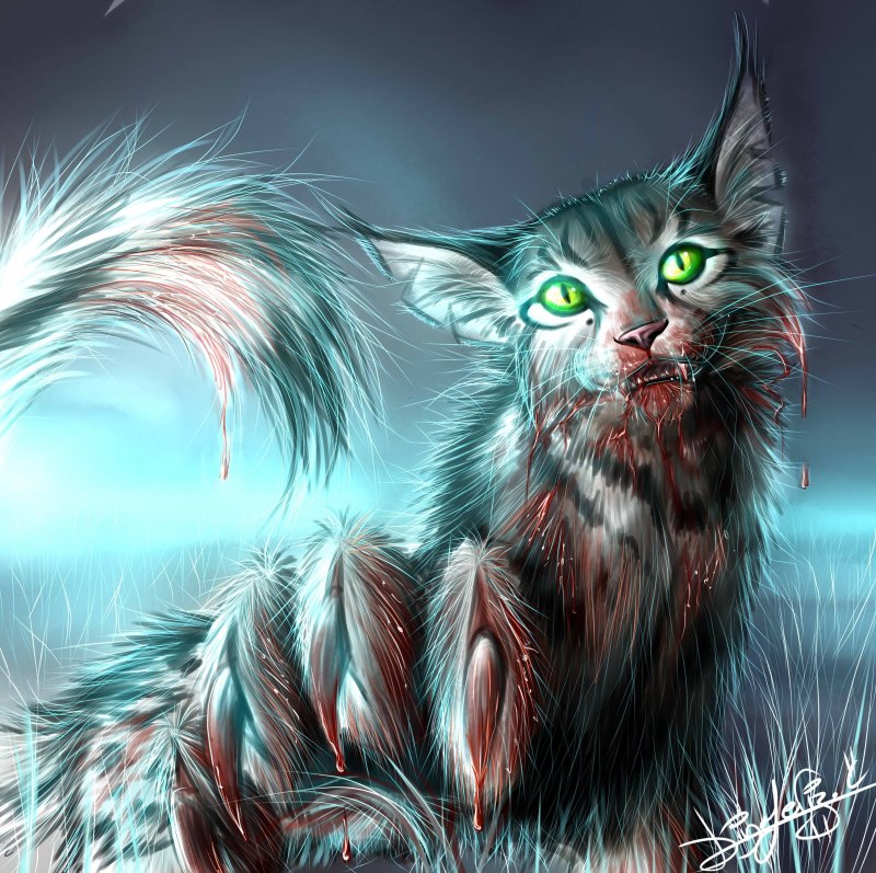 Злые коты арты