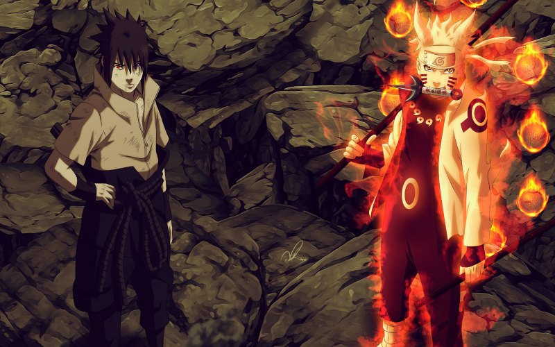 Naruto против Момошики