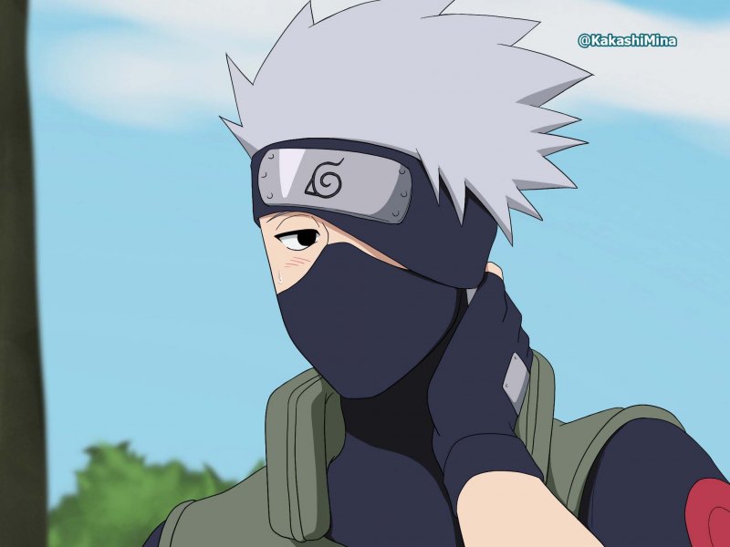 Какаши в образе фотографа