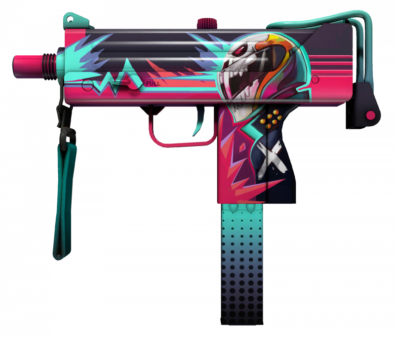 Mac 10 неоновый гонщик
