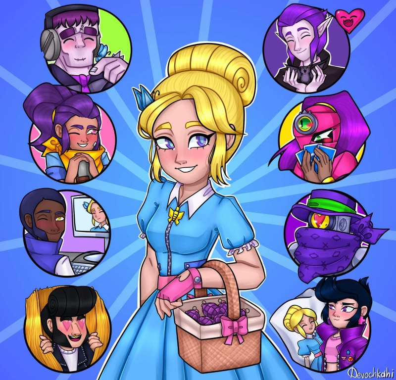 Brawl Stars Колетт и Пайпер