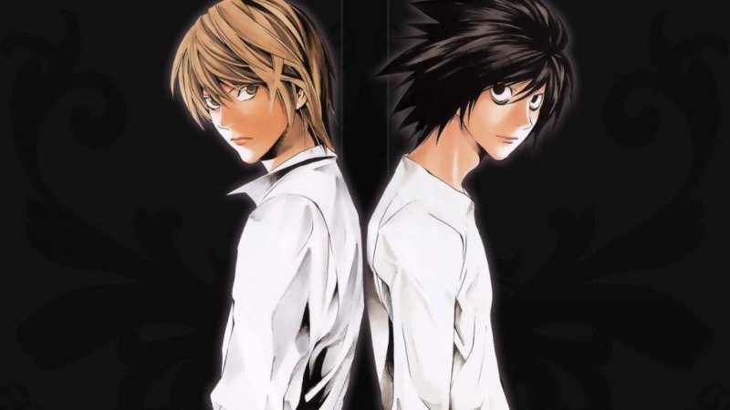 Death Note l and Light