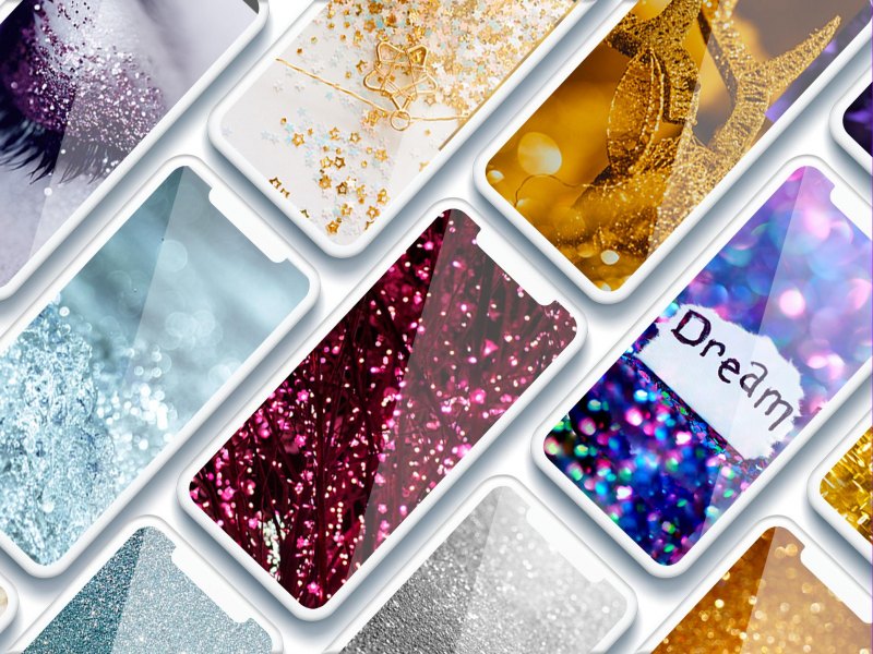 Ice glitter мозаика