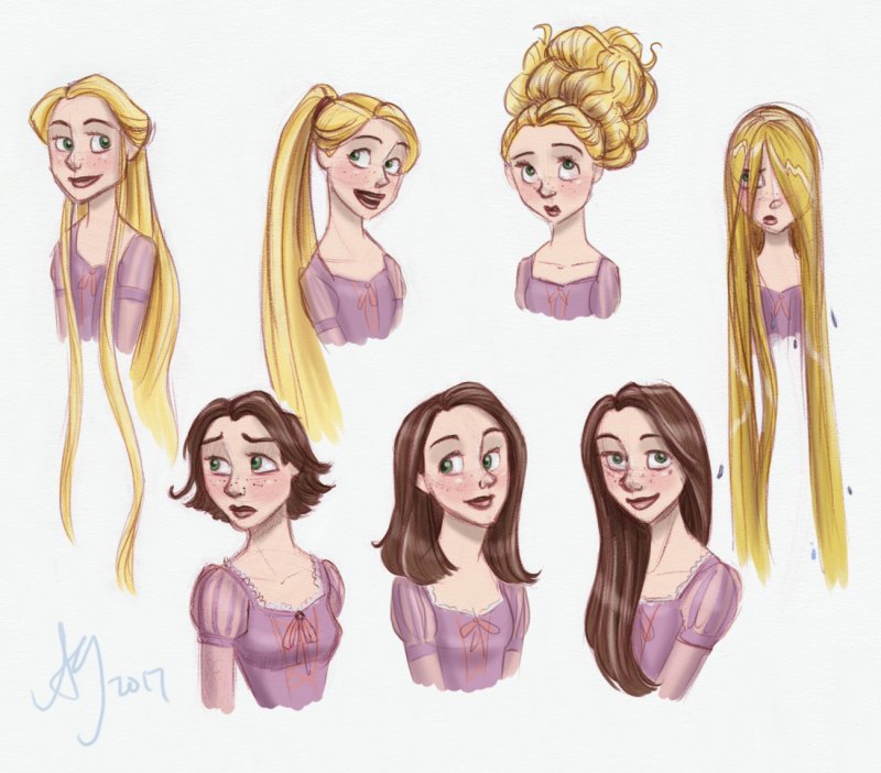 Наброски Glen Keane