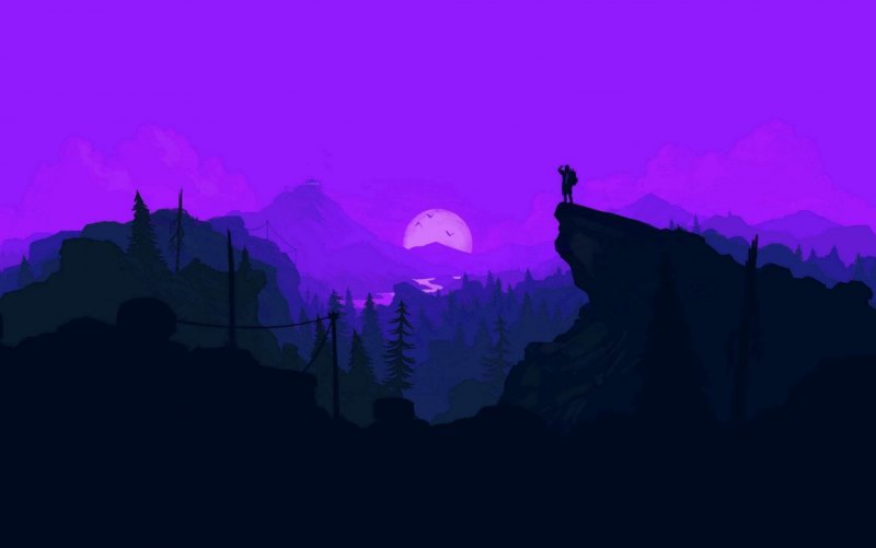 Обои в стиле Flat