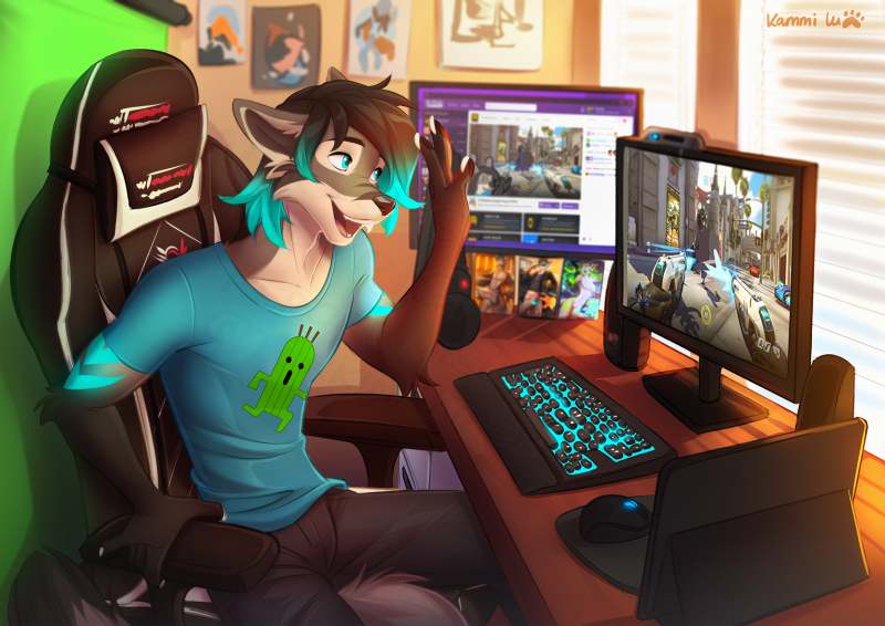 Фурри телевизор