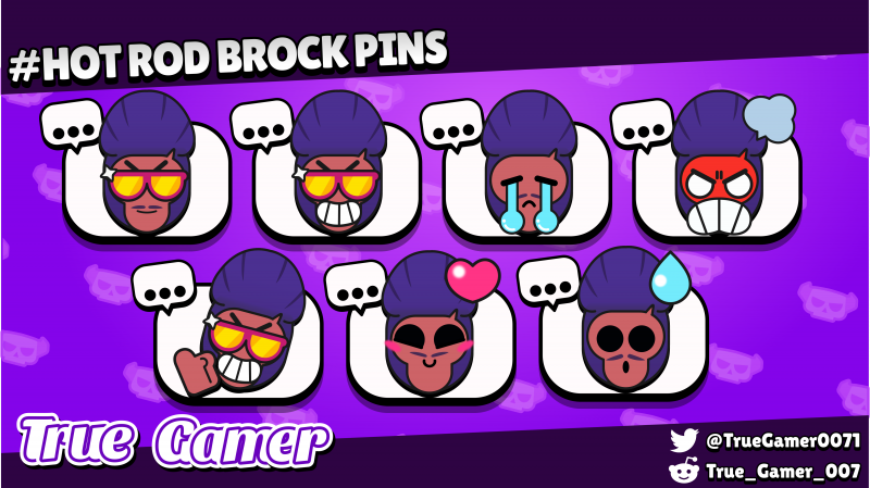 Пины Brawl Stars со скинами