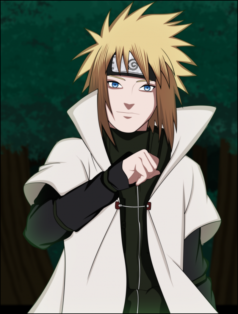 Naruto with minato hair