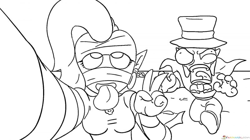 Раскраски Браво старс (Brawl Stars)