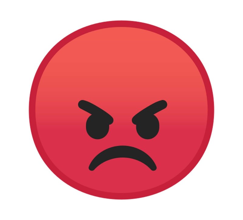 Красное лицо Смайл