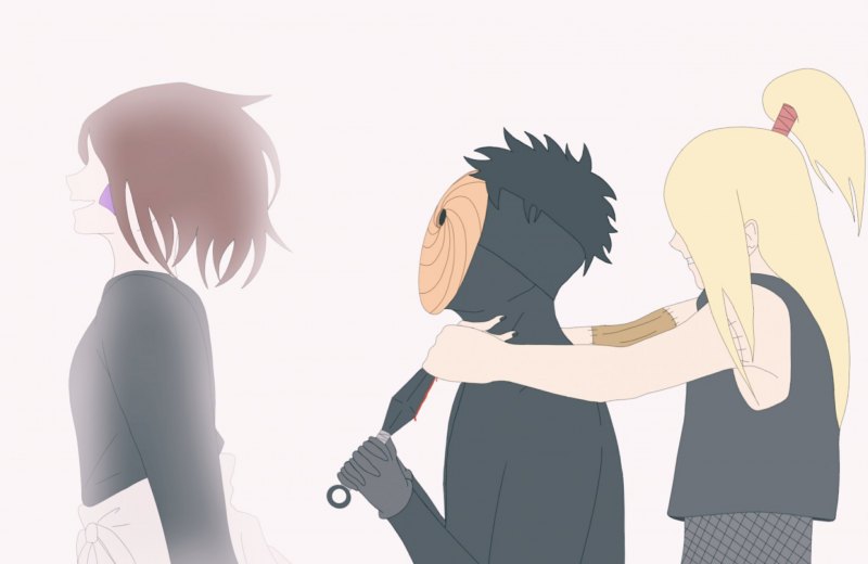 Рин Обито и Дейдара