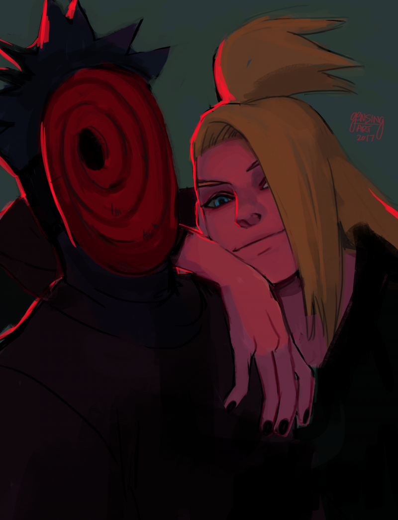 Шип Обито и Дейдара