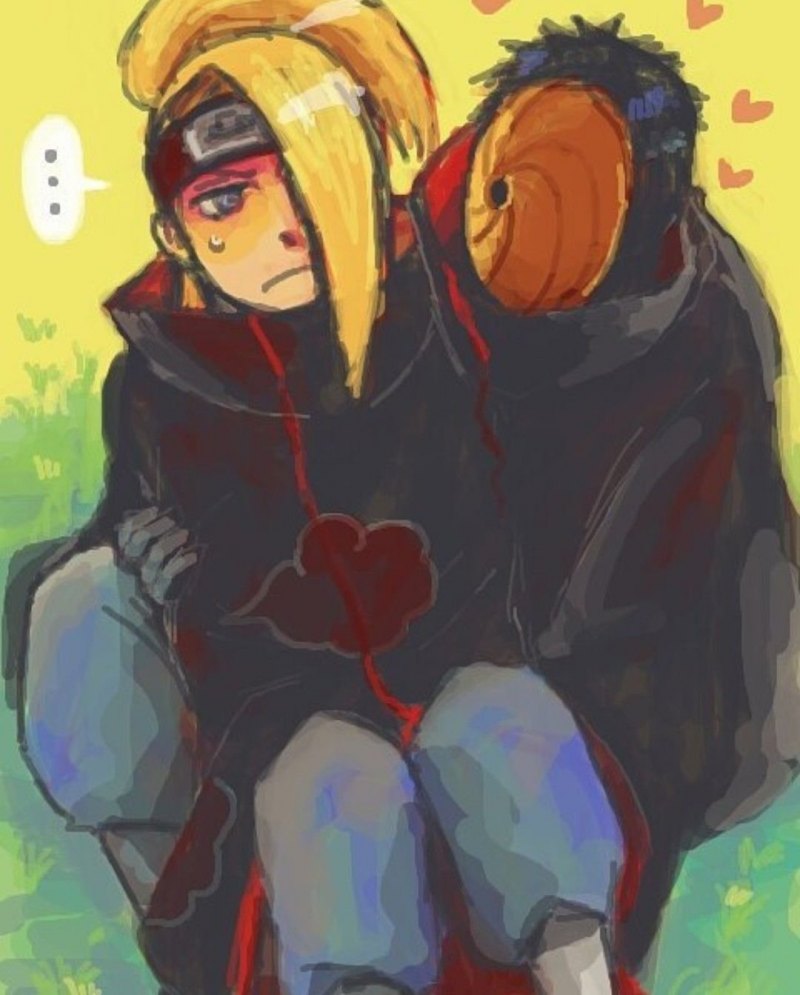 Акацуки любовь Дейдара и Тоби