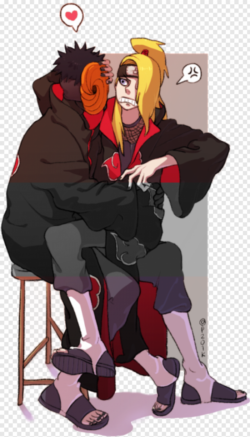 Дейдара и Тоби яой