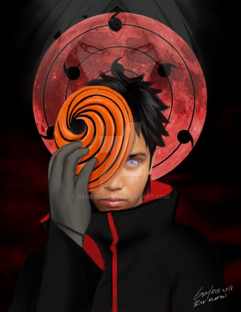 Обито в маске Тоби