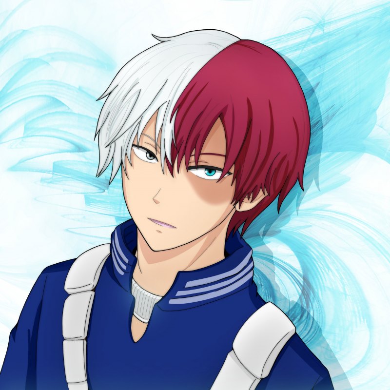 Shouto Todoroki аниме