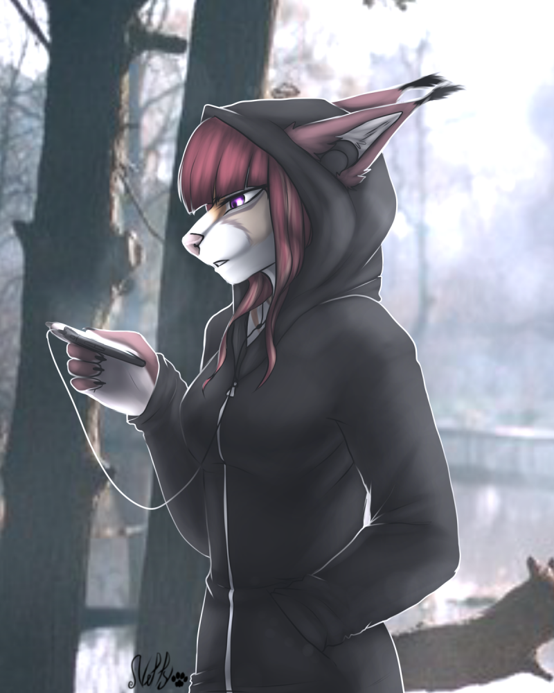 Фурри волчица Кира