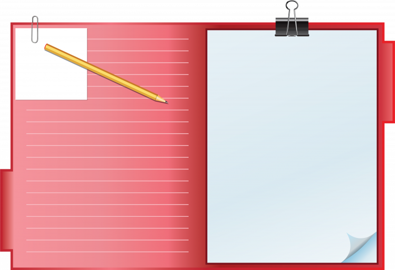 Блокнотный лист фон для презентации