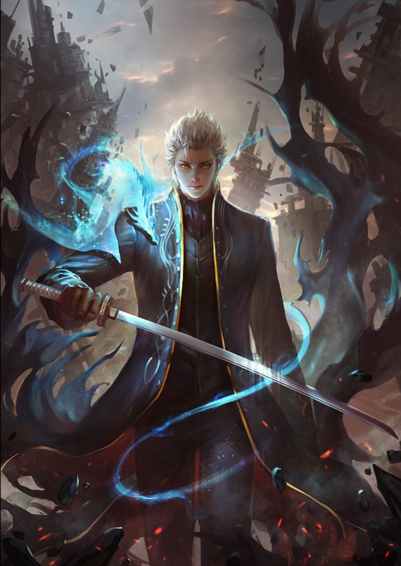 Вергилий DMC 5 аниме