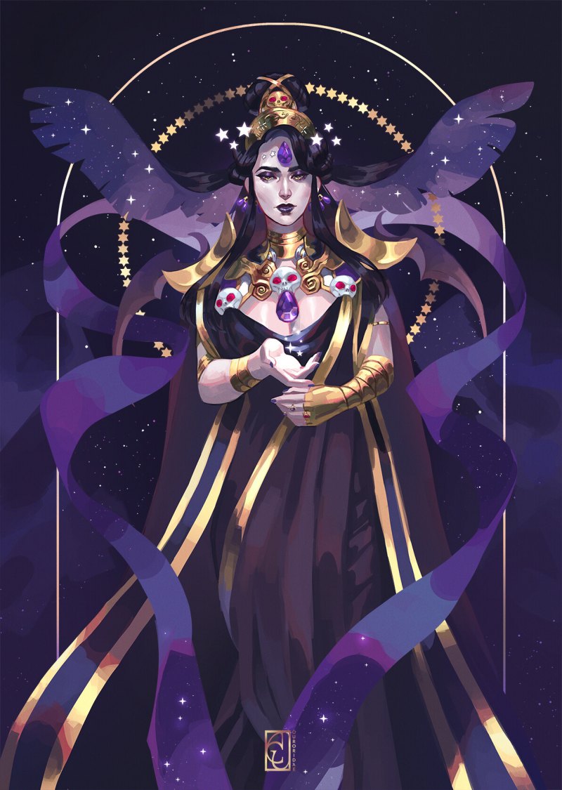 Hades Никта Фанарт
