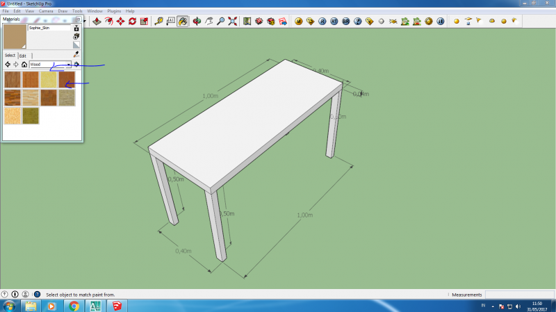 Как повернуть текстуру в sketchup