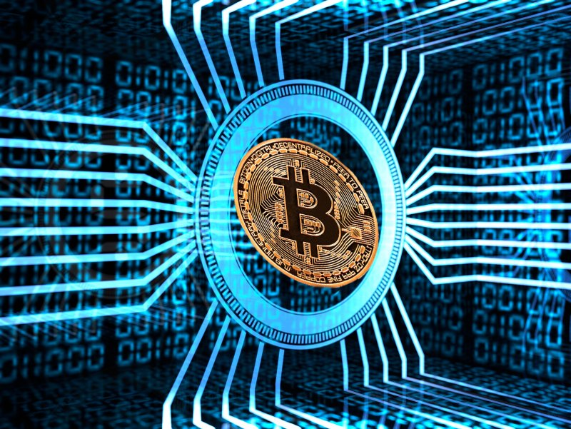 Биткоин рисунок