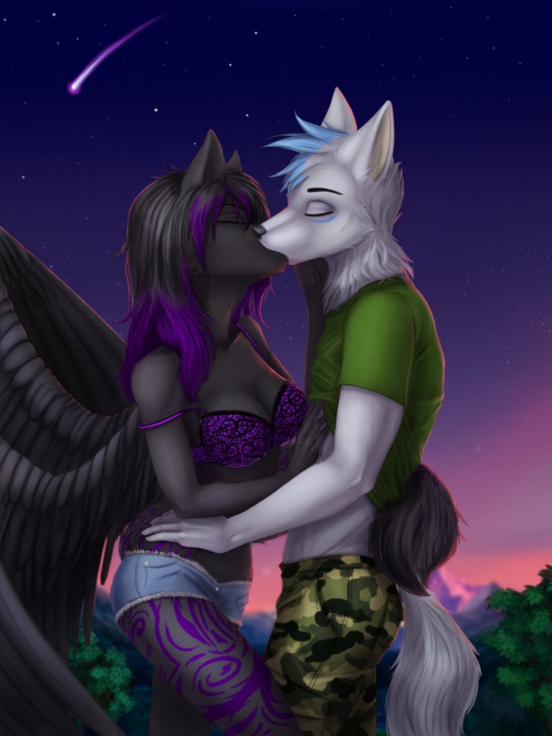 Анубис фурри Elvofirida