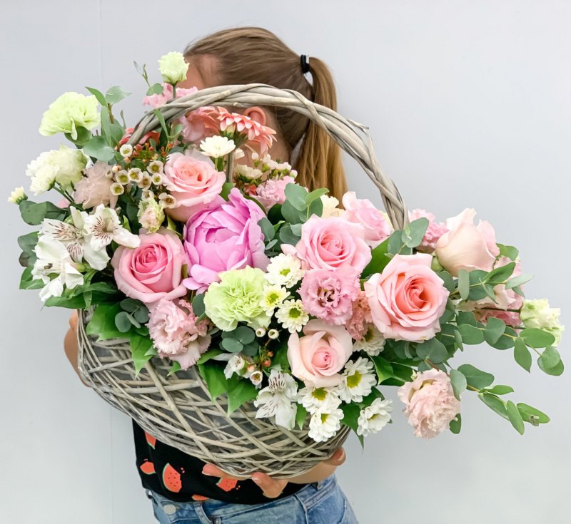 Корзинка цветов