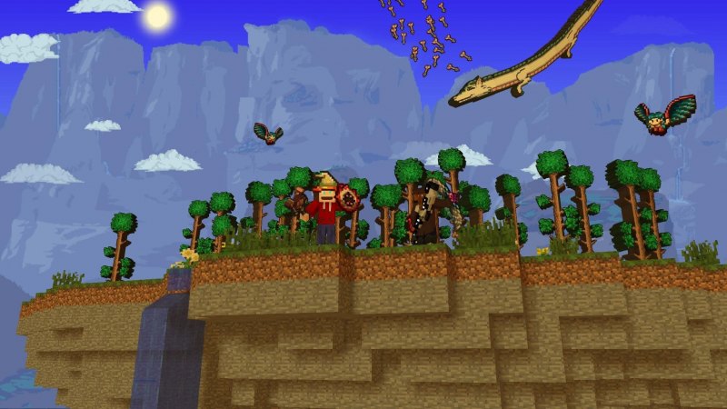 Заставка на телефон terraria