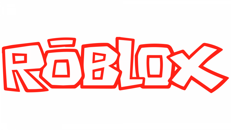 Roblox надпись на белом фоне