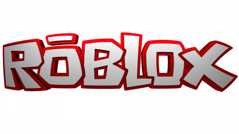 Roblox надпись на белом фоне