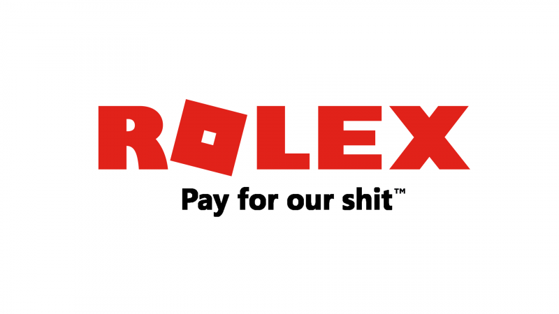 Roblox надпись на белом фоне