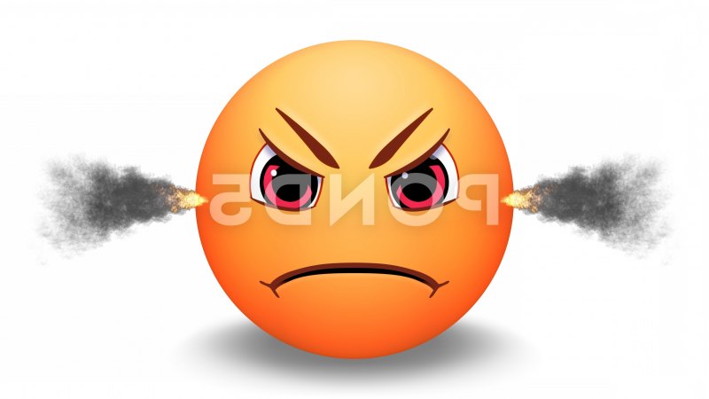 Смайлик злится